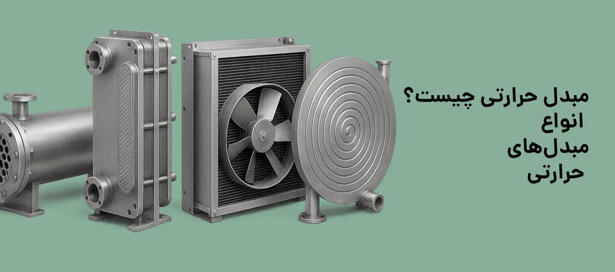مبدل حرارتی چیست؟ راهنمای جامع انواع مبدل‌های حرارتی در سیستم‌های سرمایش و گرمایش